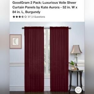 Kate Aurora Sheer Voile Panels